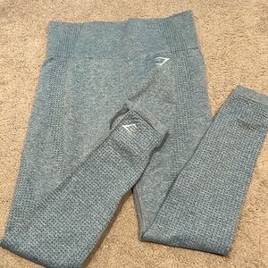 Gym shark baby blue leggings brand new